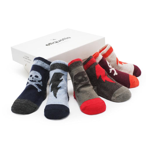 Super Villains Baby Boy Socks Gift Box 