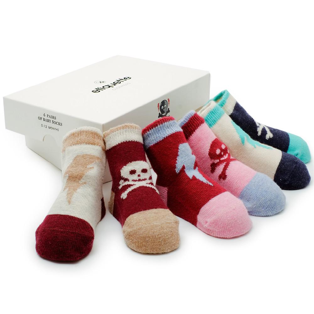 Baby Socks - Super Villains Baby Girl Socks Gift Box - Multi⎪Etiquette Clothiers