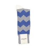 Mens Socks - Everest Stripes Men's Socks - Blue⎪Etiquette Clothiers